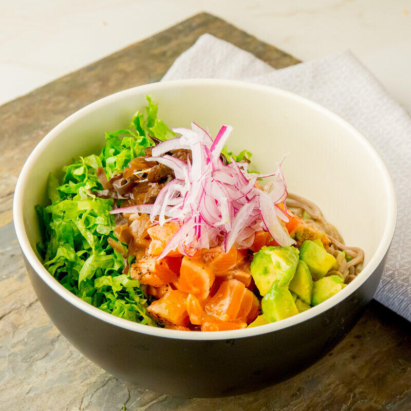Salmon Noodle Bowl (NO SOUP)